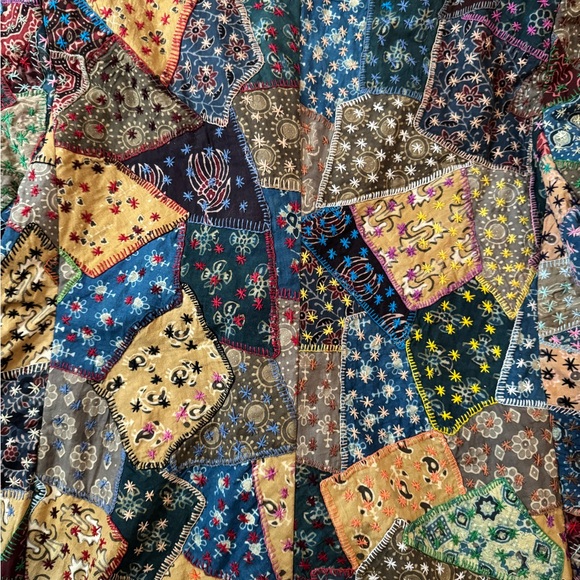 Handmade Multicolor Patchwork Blazer - Picture 3 of 14